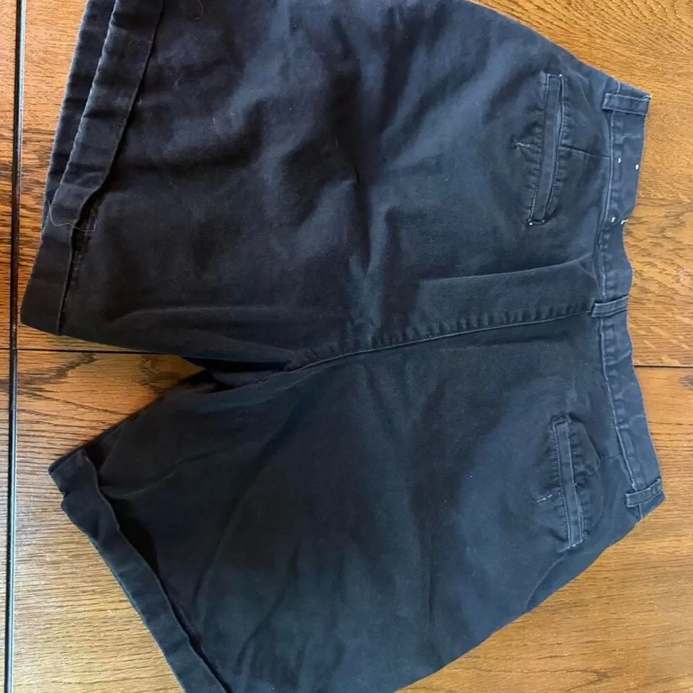 American Outpost black cotton shorts size 36